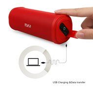 [Best Outdoor Speakers]MIFA F5 Portable Bluetooth Wireless Stereo Speaker (red) N5