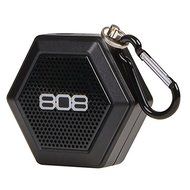 808 Audio HEX TETHER Portable Bluetooth Speaker - Black N2