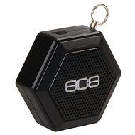 808 Audio HEX TETHER Portable Bluetooth Speaker - Black N4