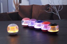 AIBIMY Portable Bluetooth Speakers, HD Sound Pulse Wireless Bluetooth Speaker with LED Lights, Support U-disk/...