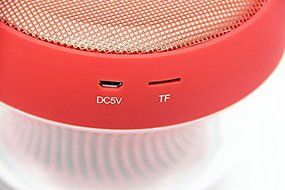 Smileto Multifunctional LED 3D Wireless Bluetooth Round Speaker With Plug-in Card, Waterproof, BASS, Call Function... N12