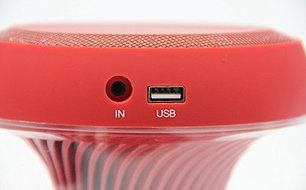 Smileto Multifunctional LED 3D Wireless Bluetooth Round Speaker With Plug-in Card, Waterproof, BASS, Call Function... N13