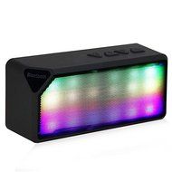 Fucan Mini Wireless LED Lights Pulse Bluetooth 2.0 Speaker Support Handsfree TF AUX FM Radio for Smart phone