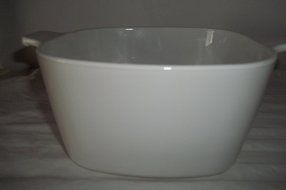 Corning Ware SP-2 Just White Cookmates Quart Baking Dish