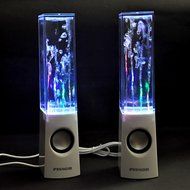 Pixnor Wireless Bluetooth Colorful LED Fountain Dancing Water Mini Speakers for iPhone / iPad / Cellphone / PC... N4