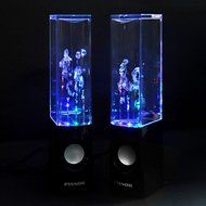 Pixnor Wireless Bluetooth Colorful LED Fountain Dancing Water Mini Speakers for iPhone / iPad / Cellphone / PC... N12