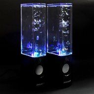 Pixnor Wireless Bluetooth Colorful LED Fountain Dancing Water Mini Speakers for iPhone / iPad / Cellphone / PC... N13