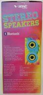 Vibe sound Stereo Speakers Bluetooth, Pink Tye Dye N2