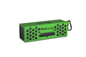 New Rocksteady 2 LOUD and CLEAR Portable Durable Bluetooth Speaker True 2.1 Stereo sound Integrated Speakerphone...
