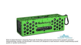 New Rocksteady 2 LOUD and CLEAR Portable Durable Bluetooth Speaker True 2.1 Stereo sound Integrated Speakerphone... N4