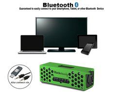 New Rocksteady 2 LOUD and CLEAR Portable Durable Bluetooth Speaker True 2.1 Stereo sound Integrated Speakerphone... N6