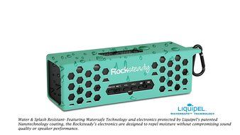 New Rocksteady 2 LOUD and CLEAR Portable Durable Bluetooth Speaker True 2.1 Stereo sound Integrated Speakerphone... N14