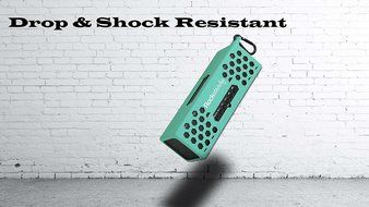 New Rocksteady 2 LOUD and CLEAR Portable Durable Bluetooth Speaker True 2.1 Stereo sound Integrated Speakerphone... N15