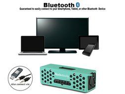 New Rocksteady 2 LOUD and CLEAR Portable Durable Bluetooth Speaker True 2.1 Stereo sound Integrated Speakerphone... N16