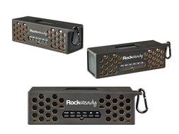 New Rocksteady 2 LOUD and CLEAR Portable Durable Bluetooth Speaker True 2.1 Stereo sound Integrated Speakerphone... N23