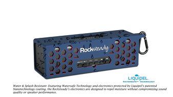 New Rocksteady 2 LOUD and CLEAR Portable Durable Bluetooth Speaker True 2.1 Stereo sound Integrated Speakerphone... N26