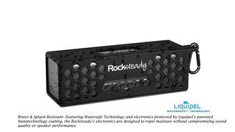 New Rocksteady 2 LOUD and CLEAR Portable Durable Bluetooth Speaker True 2.1 Stereo sound Integrated Speakerphone... N32