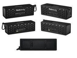 New Rocksteady 2 LOUD and CLEAR Portable Durable Bluetooth Speaker True 2.1 Stereo sound Integrated Speakerphone... N35