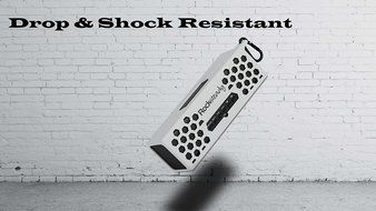 New Rocksteady 2 LOUD and CLEAR Portable Durable Bluetooth Speaker True 2.1 Stereo sound Integrated Speakerphone... N41