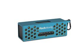 New Rocksteady 2 LOUD and CLEAR Portable Durable Bluetooth Speaker True 2.1 Stereo sound Integrated Speakerphone... N44