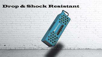 New Rocksteady 2 LOUD and CLEAR Portable Durable Bluetooth Speaker True 2.1 Stereo sound Integrated Speakerphone... N47