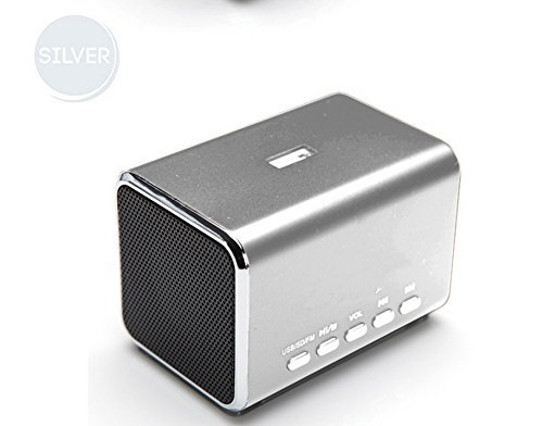 YUMQUA MD05B Portable Mini Speaker FM radio Computer Speakers TF Card/USB Flash MP4 Speaker Black N12