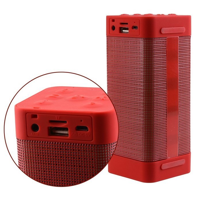 AGPTEK Powerful wireless Speaker, Portable Bluetooth Stereo Speaker Boombox with Enhanced Bass Resonator, FM radio... N10