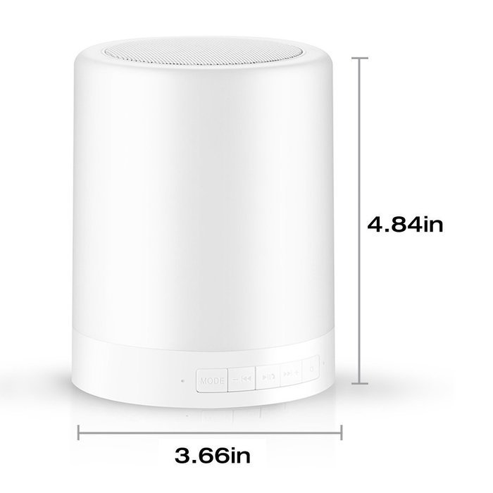 LED Bluetooth Speakers, BOOMER VIVI Wireless Bluetooth Speaker with Smart Touch Lamp, Muisc Player / Hands-free... N3