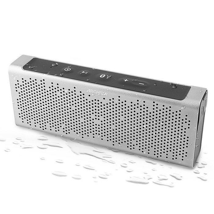 Archeer Portable Bluetooth Waterproof Wireless Speaker with Dual 5W Driver, Built-in MIC, 10hours Playtime, Splashproof... N3