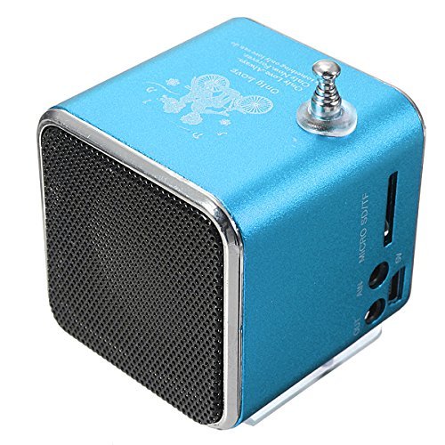 TD-V26 Transparent Micro Mini Speaker With FM Radio SD/TF N5
