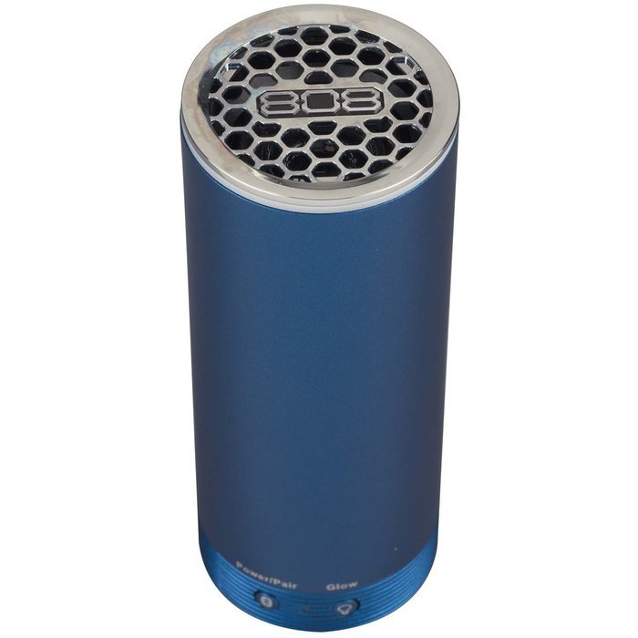 NRG GLO bluetooth speaker with light ring - blue N4