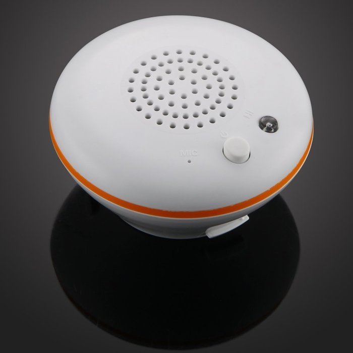 Facilla Modern 8" ABS Rain Shower Head Wireless Speaker Bluetooth Phone Chrome Music N2