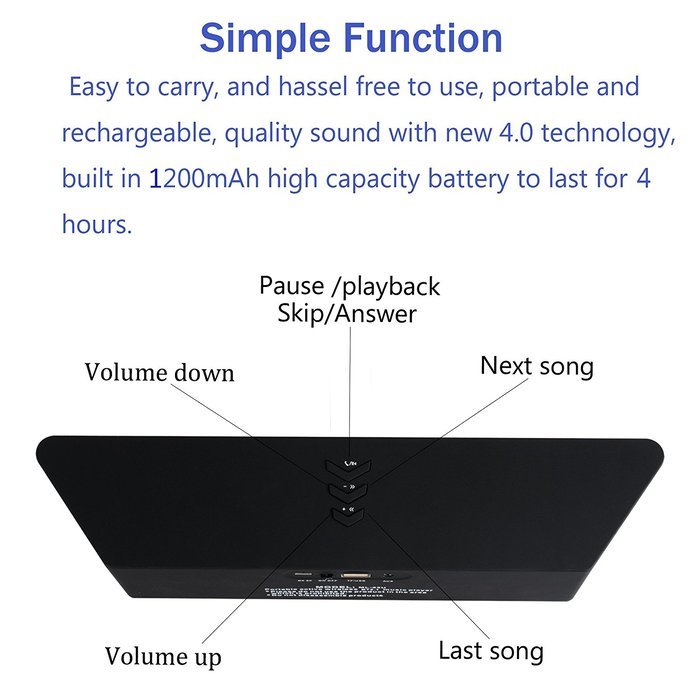 Pevono Portable Bluetooth Speakers Outdoor Wireless Super Bass with Built-in Microphone and Dual 10W Drivers Subwoofer... N5