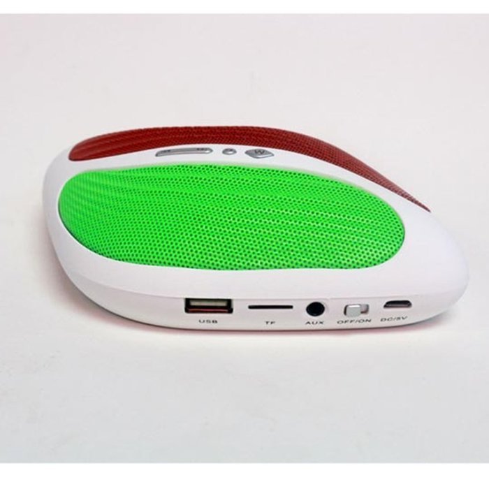 Muangan AITISIN A10 Portable Stylish Wireless Bluetooth Speaker Support FM/TF (Green) N2