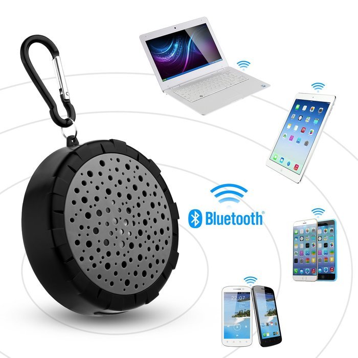 SoundSOUL Splashproof Shower Speaker Bluetooth Wireless Portable Waterproof Speaker(IPX6 Waterproof,Built-In Mic... N5