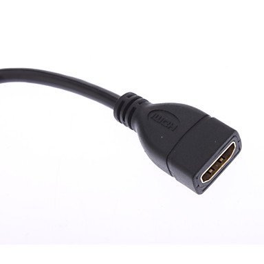 AV accessory, Mini HDMI V1.3 M/F Cable for Projector/Android TV Set top Box/WIFI Media Streaming Player(0.15M) N2