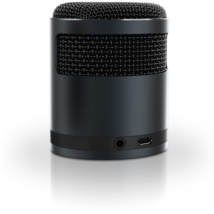 iGadgitz Al Series: 'Mic Idol' Portable Wireless Stereo Bluetooth Brushed Aluminium Travel Speaker (3W Power with... N8