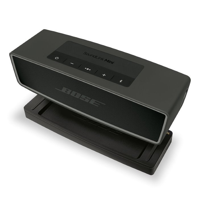Bose SoundLink Mini II Carbon Bluetooth Speaker Bundle with Deep Red Cover and Travel Bag N2