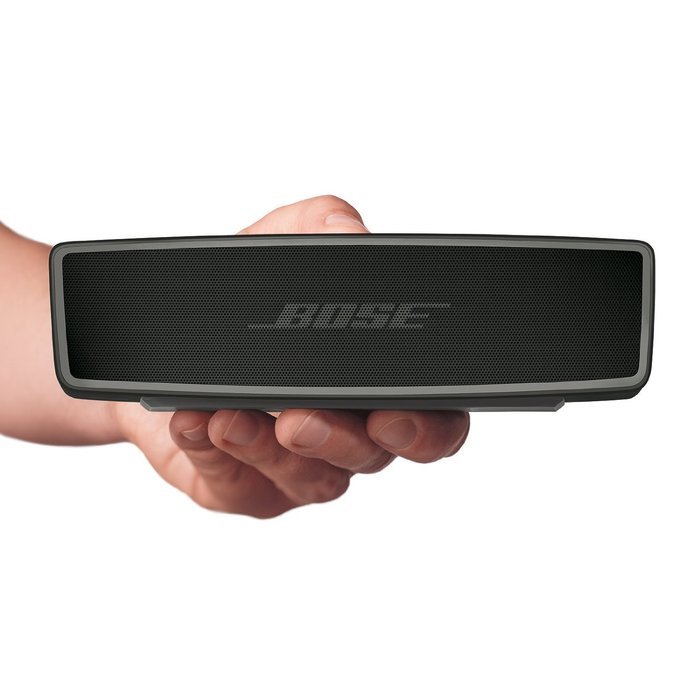 Bose SoundLink Mini II Carbon Bluetooth Speaker Bundle with Deep Red Cover and Travel Bag N4