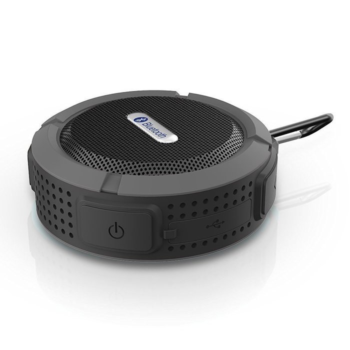 Speedcontrol Mini Handy 3.0 Wireless Bluetooth Speaker Built in Microphone Suction Cup and Snap Hook Included...