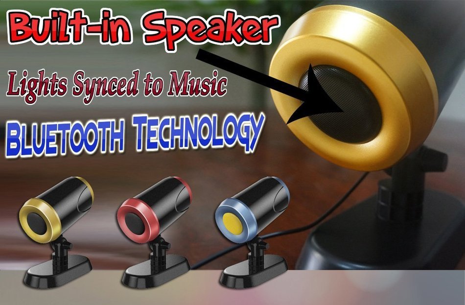 Innovatek Wireless Bluetooth Laser Lights, RGB, Red N2