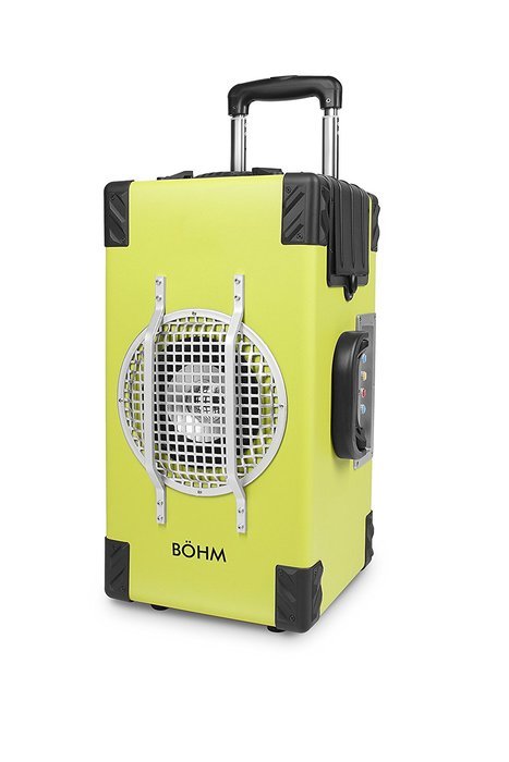 B&Ouml;HM StagePro Trolley Speaker &ndash; Portable Rechargeable Bluetooth Music Player & PA System with Wireless Microphone... N5