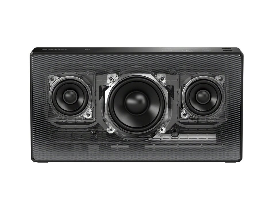 Sony SRSX5 Portable NFC Bluetooth Wireless Speaker System (Black) with Speakerphone N5