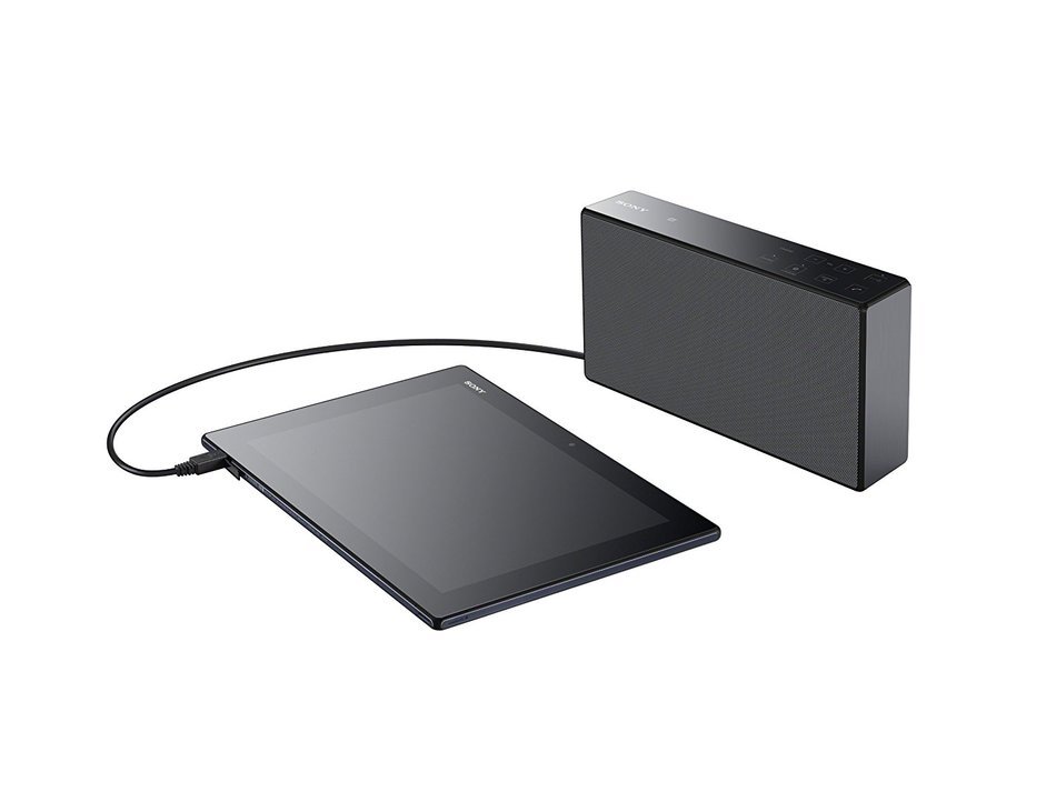Sony SRSX5 Portable NFC Bluetooth Wireless Speaker System (Black) with Speakerphone N7