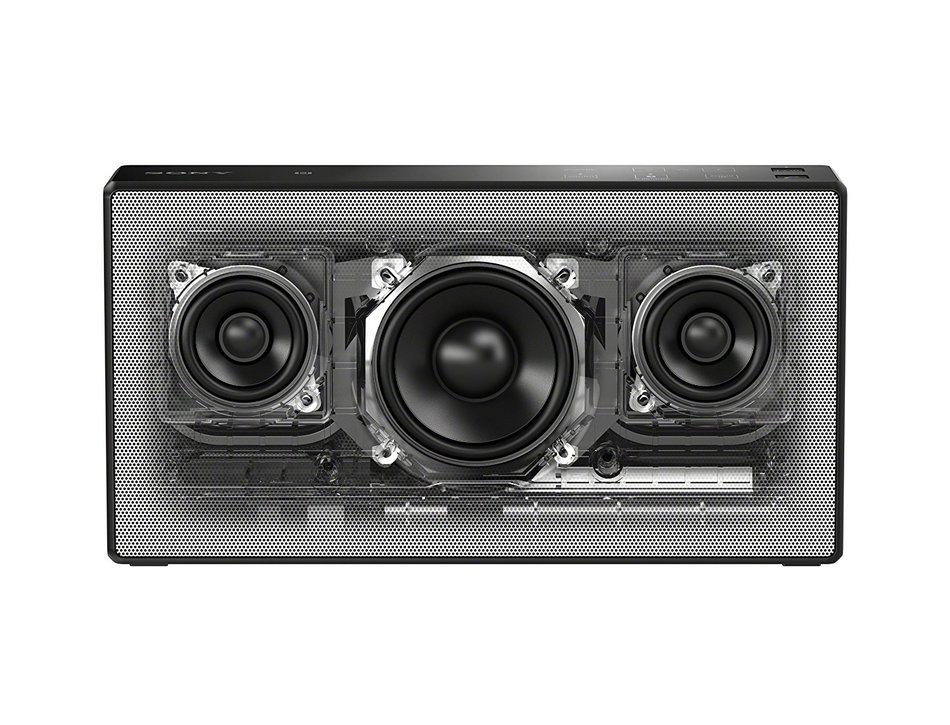 Sony SRSX5 Portable NFC Bluetooth Wireless Speaker System (Black) with Speakerphone N15