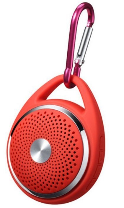 NSK Outdoor Portable Hanging Wireless Bluetooth Speaker Support TF Card (Yellow) N4