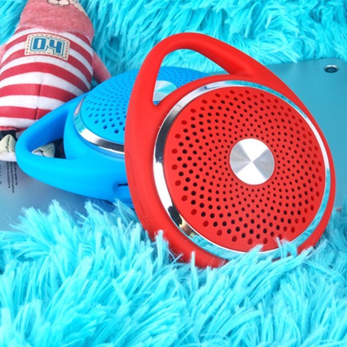 NSK Outdoor Portable Hanging Wireless Bluetooth Speaker Support TF Card (Yellow) N9