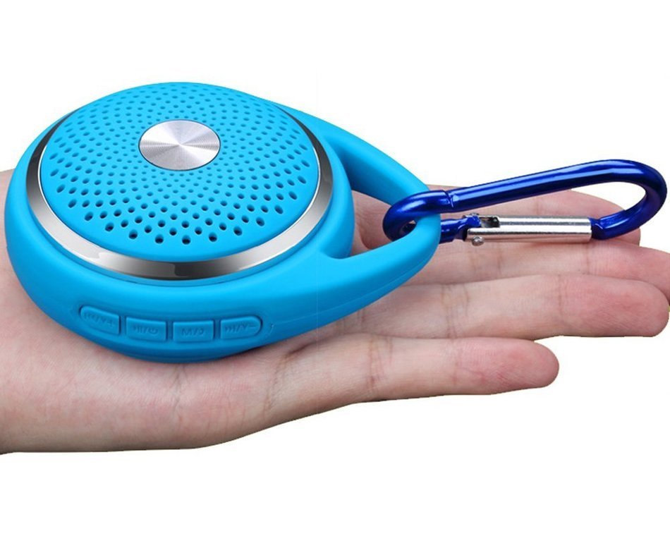 NSK Outdoor Portable Hanging Wireless Bluetooth Speaker Support TF Card (Yellow) N11