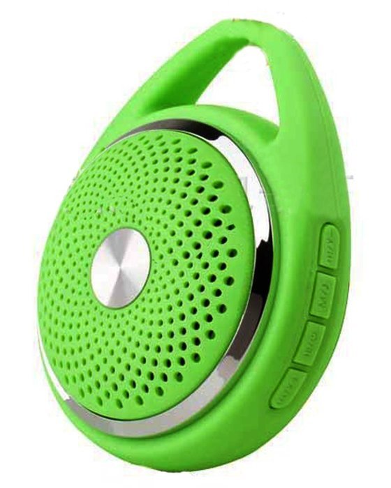 NSK Outdoor Portable Hanging Wireless Bluetooth Speaker Support TF Card (Yellow) N17