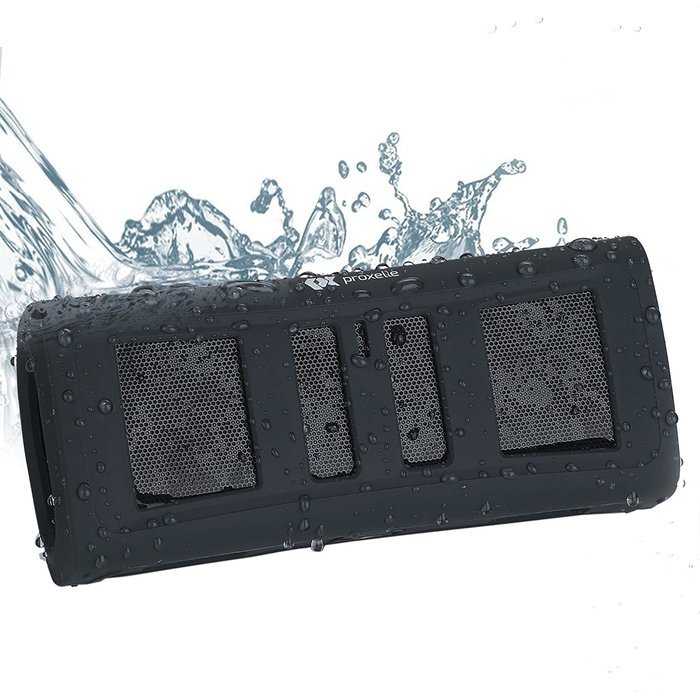 Proxelle Mini Waterproof Bluetooth Stereo Speakers, Orange N15